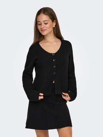 JDY Strickjacke 'JDYLEA' in Schwarz: Vorderseite