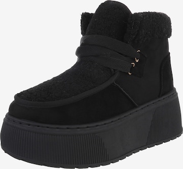 Ital-Design Ankle Boots in Black: front