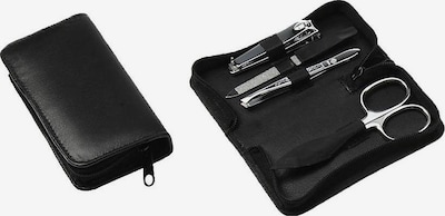 Hans Kniebes Manicure-Etui in schwarz / silber, Produktansicht