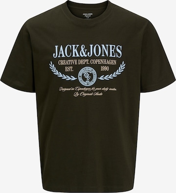 JACK & JONES - Camisa 'JORFREDERIKSBERG' em castanho: frente