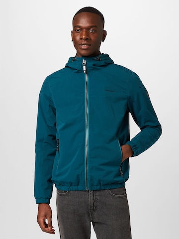 Ragwear Between-Season Jacket 'OLSSEN' in Green: front
