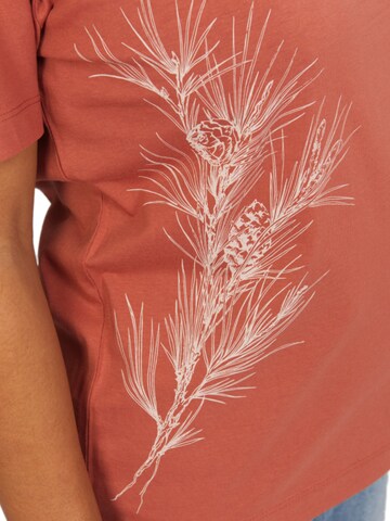 Life-Tree Oversized Shirt in Brown