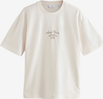 Marškinėliai iš Next, spalva – nebalintos drobės spalva / juoda, Prekių apžvalga