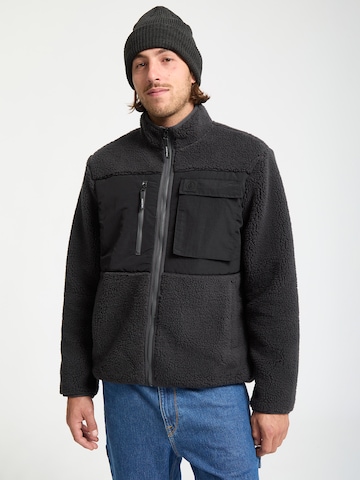 Volcom Athletic fleece jacket 'Storm Stone' in Black