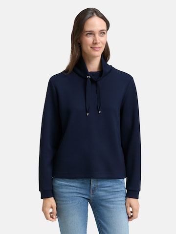 TOM TAILOR Sweatshirt in Blauw: voorkant