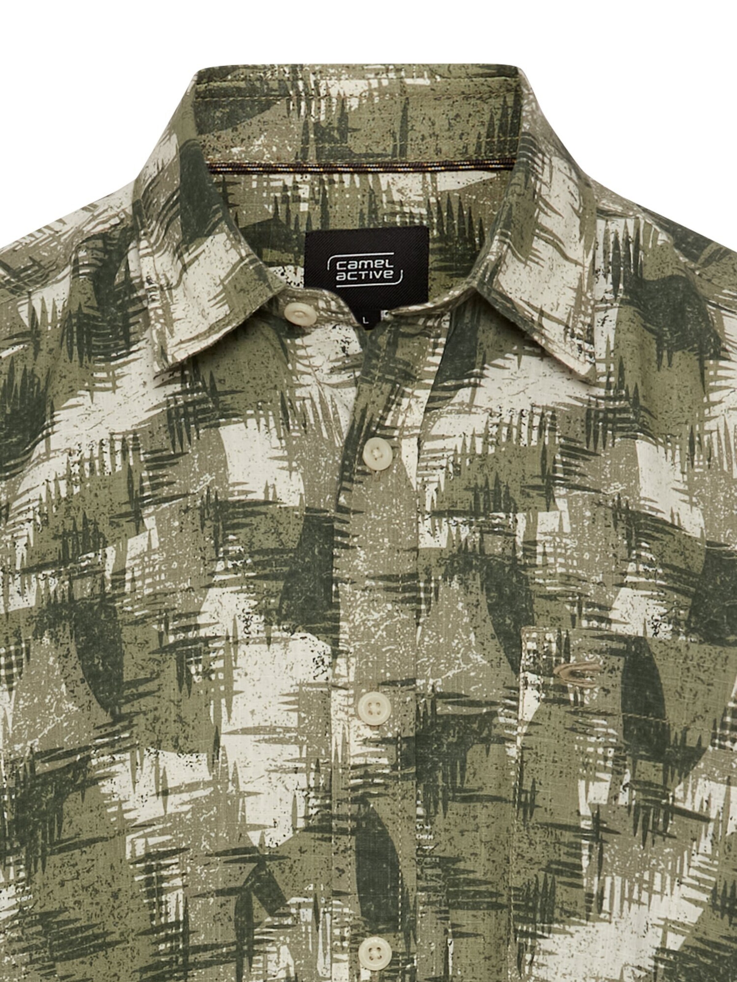 CAMEL ACTIVE Regular fit Button Up Shirt in Green