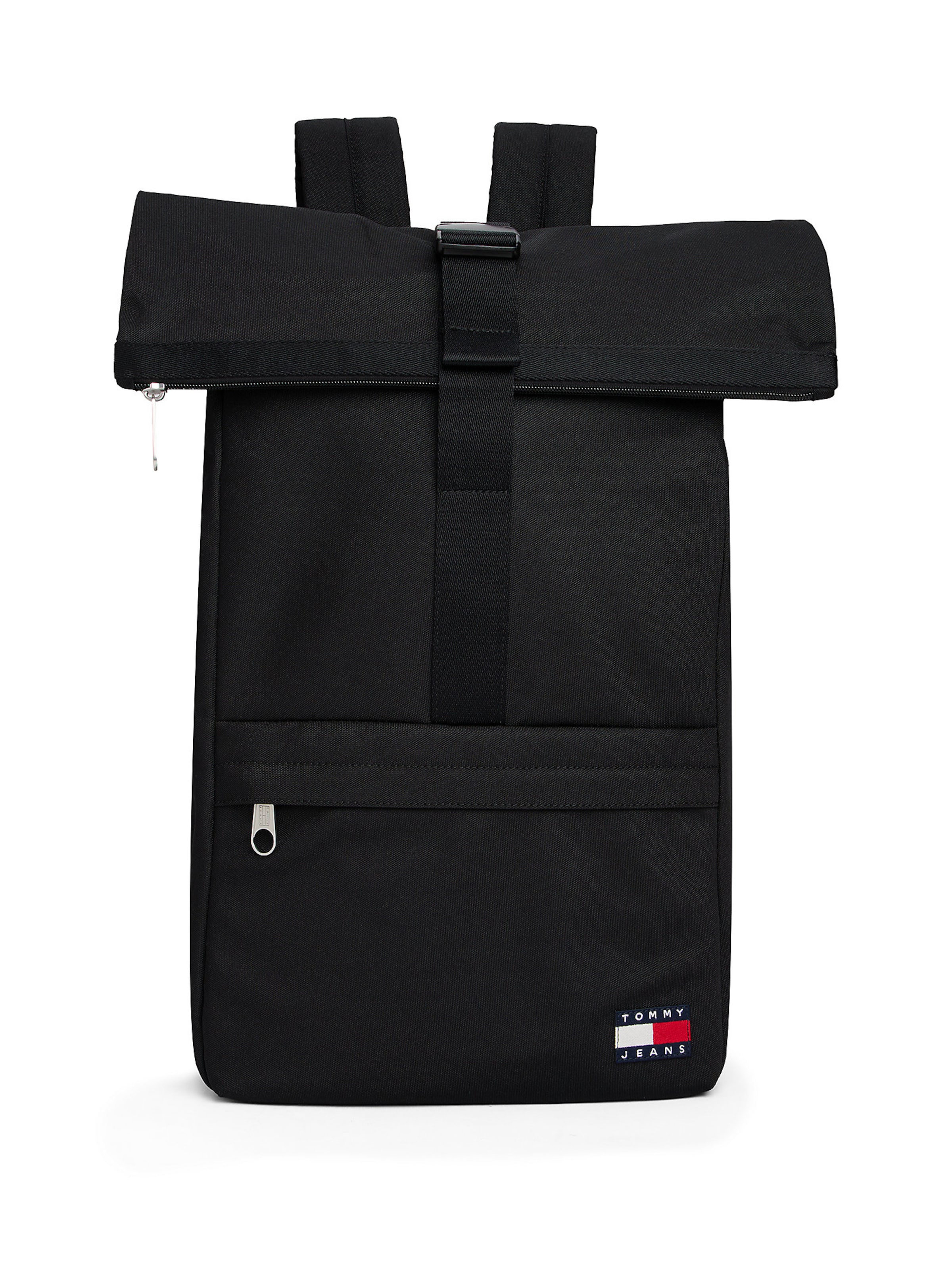 Zaino di Tommy Jeans in nero: frontale