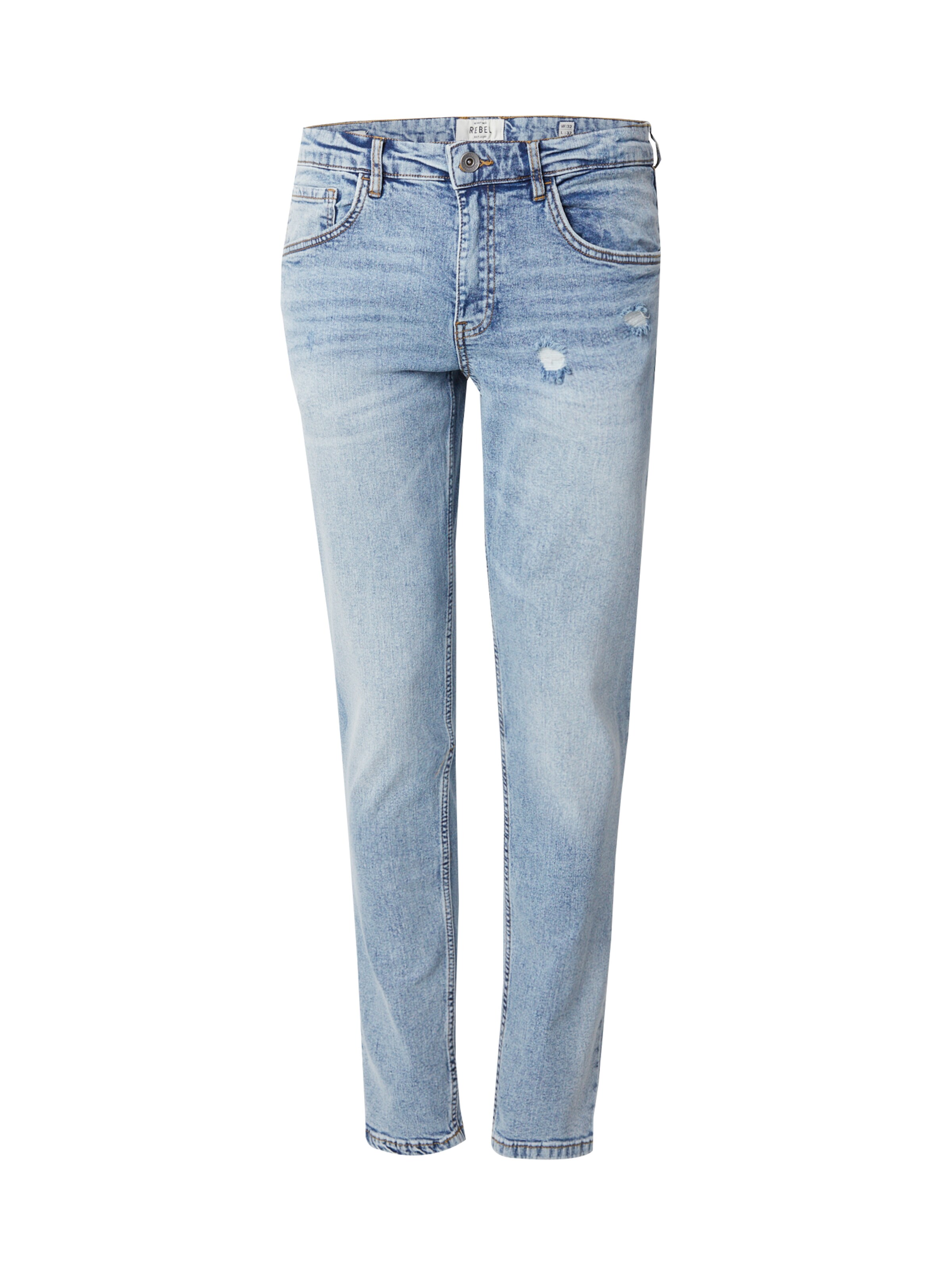 Redefined Rebel Слим фит Дънки в синьо: отпред