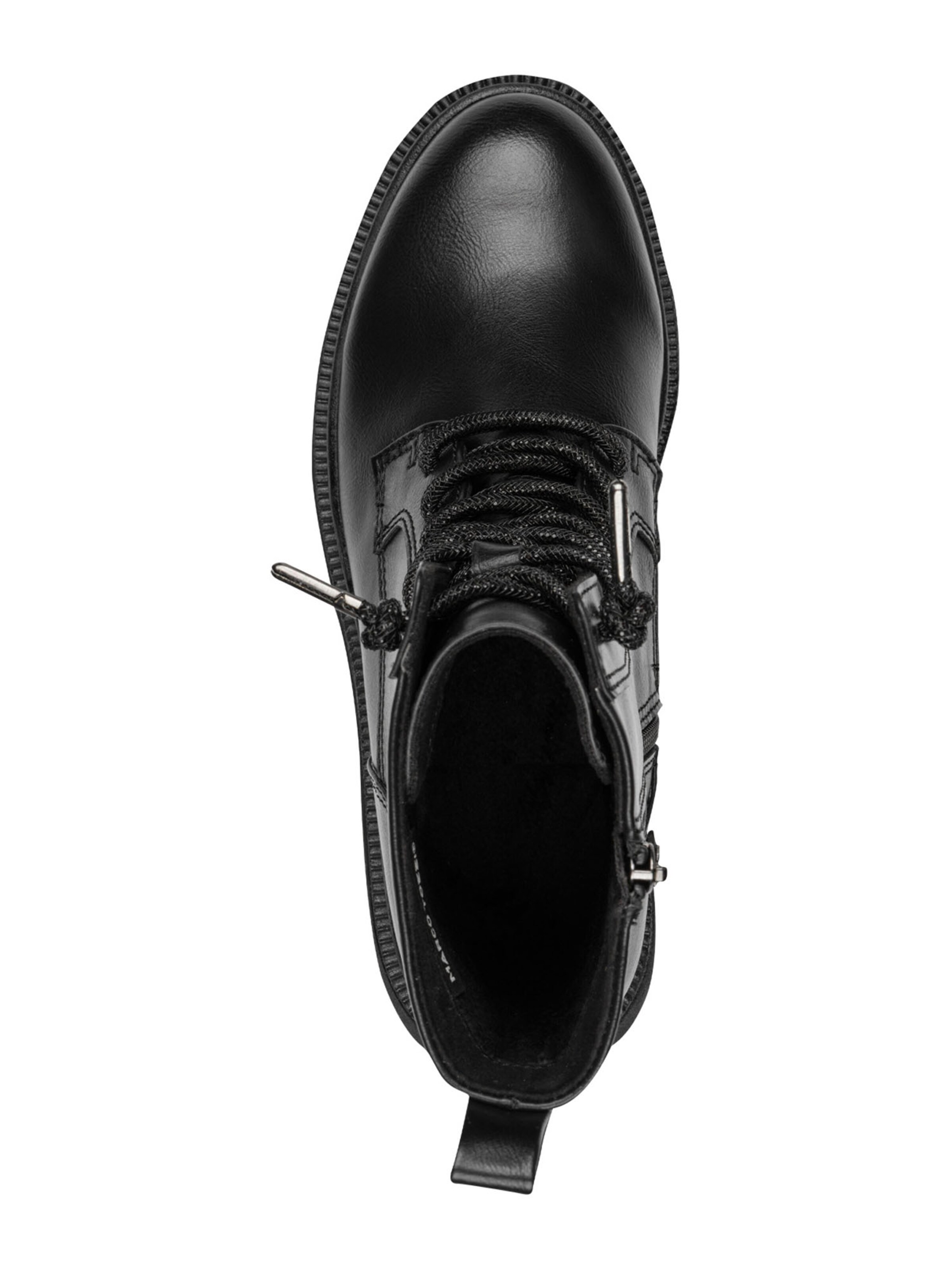 MARCO TOZZI Ботинки на шнуровке в Черный