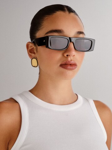 LE SPECS Sunglasses 'RECOVERY' in Black: front