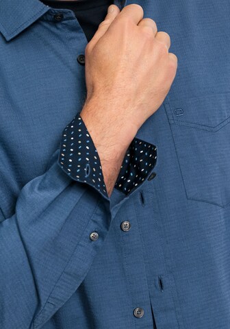OLYMP Regular Fit Businesshemd in Blau
