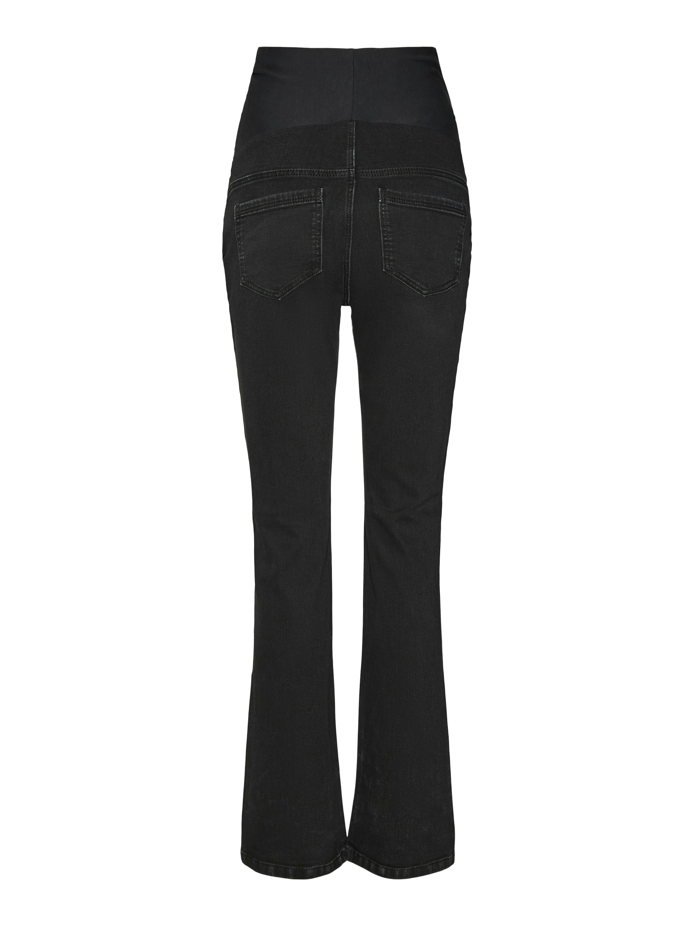 MAMALICIOUS Flared Jeans in Black