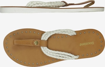 Graceland Sandalen 38 in Braun: Vorderseite