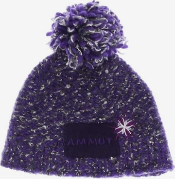 MAMMUT Hat & Cap in One size in Purple: front