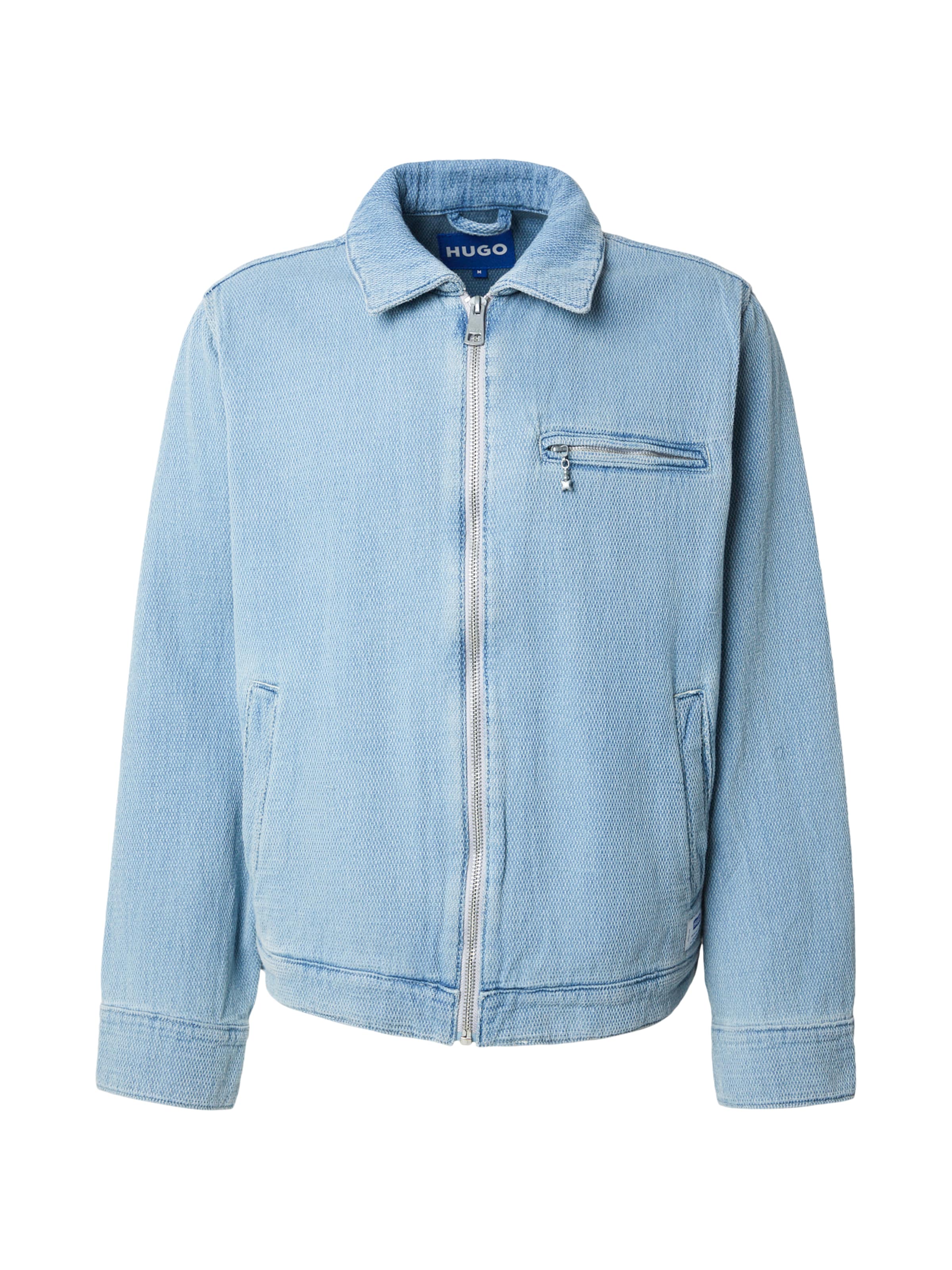 HUGO Veste mi-saison 'Elzo' en bleu denim, Vue avec produit