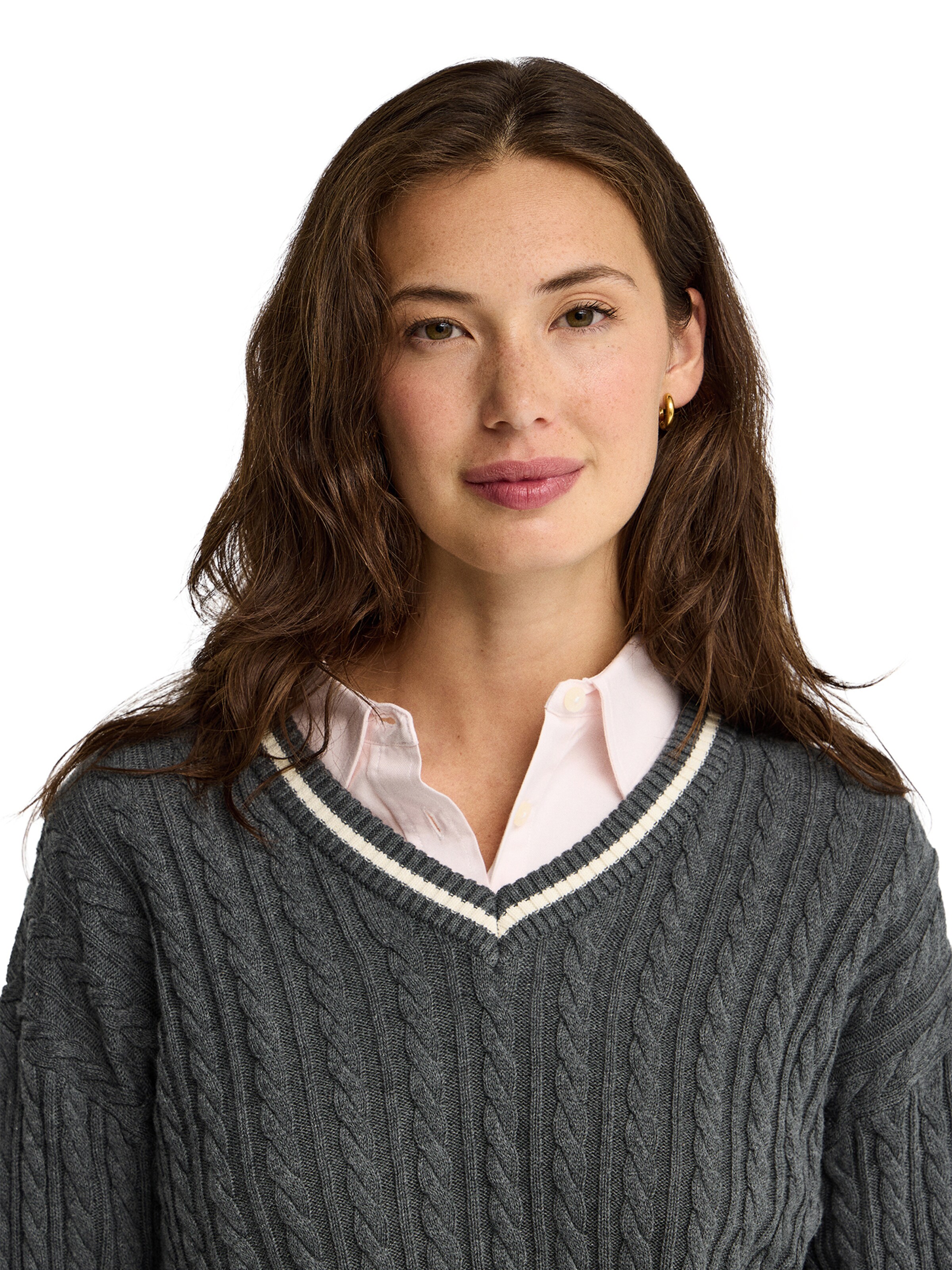 Polo Club Pullover in Grau
