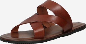 Bata Mule in Brown: front