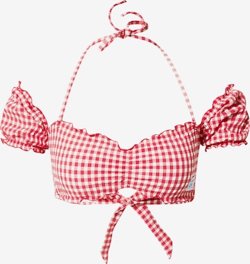 Tommy Hilfiger Underwear Bikini felső - piros: elől