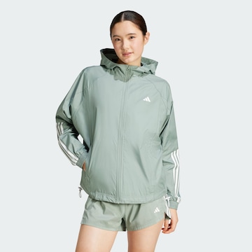 ADIDAS PERFORMANCE Sports jacket 'Hyperglam' in Green: front