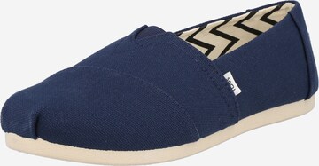 TOMS Slipper 'ALPARGATA' in Blau: predná strana