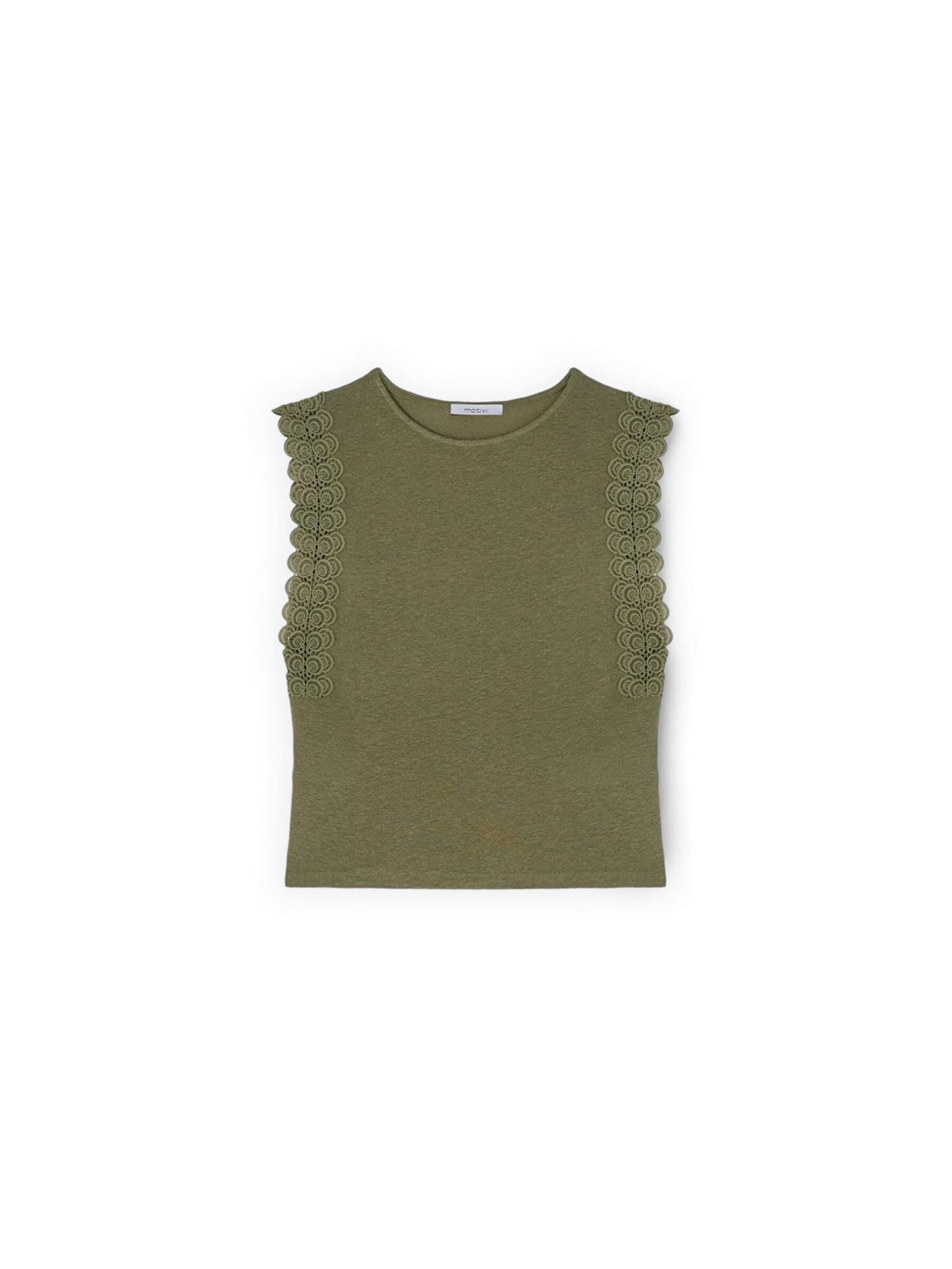 MOTIVI Shirt in Green: front