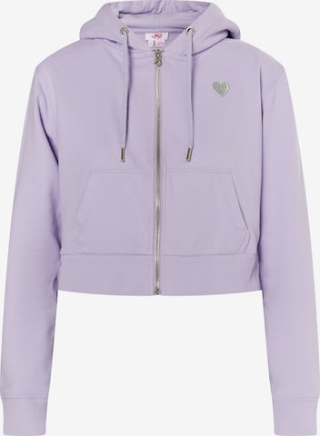 MYMO Sweat jacket 'Biany' in Purple: front