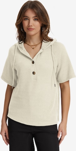 Pull-over 'Tops' MEETWEE en beige : devant