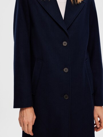 SELECTED FEMME Between-Seasons Coat in Blue