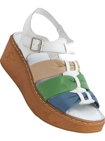 Limoya - Sandalias 'Larisa' en blanco: frente
