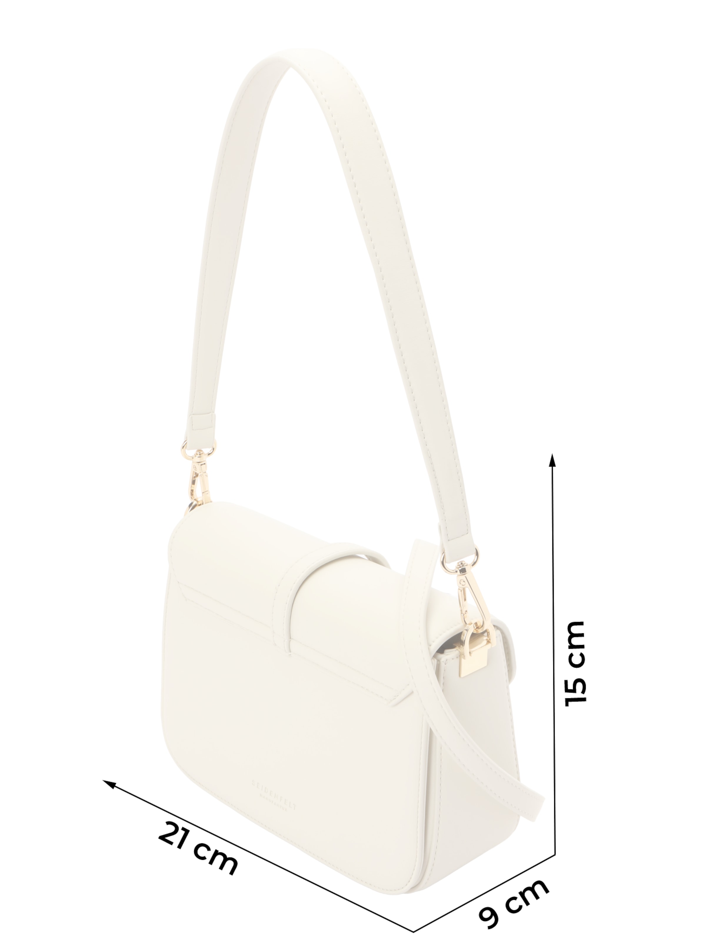 Seidenfelt - Mala de ombro 'Loviisa' em bege