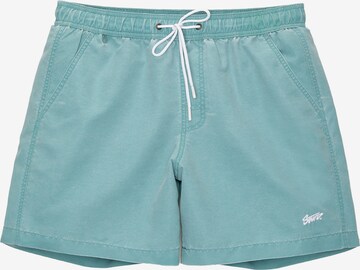 Pull&Bear Swimming shorts in Green: front