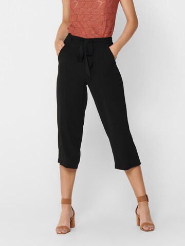 ONLY Wide leg Pleat-Front Pants 'Winner' in Black: front