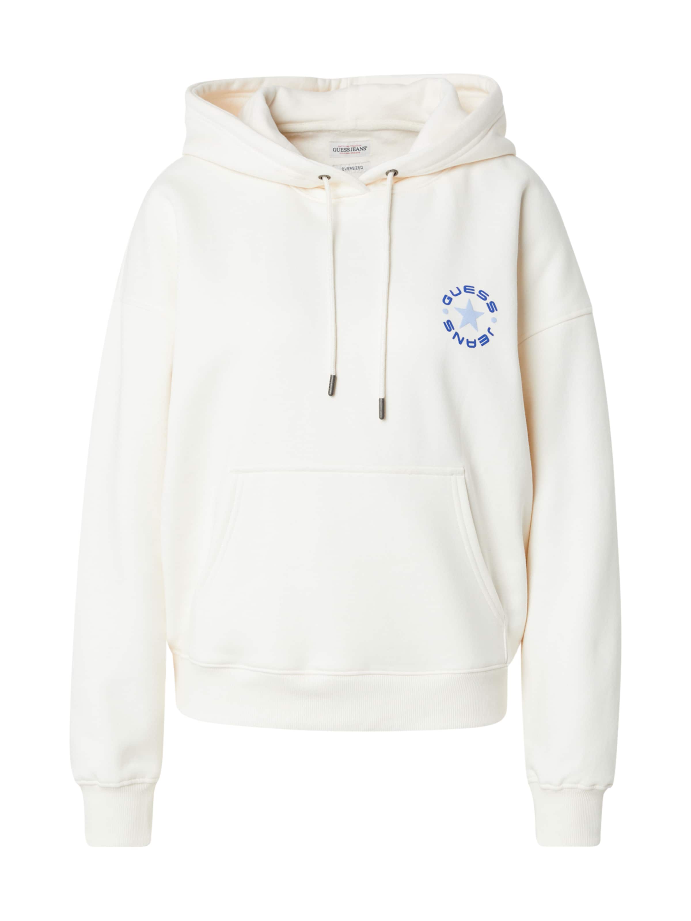 GUESS JEANS Sweatshirt i beige: forside
