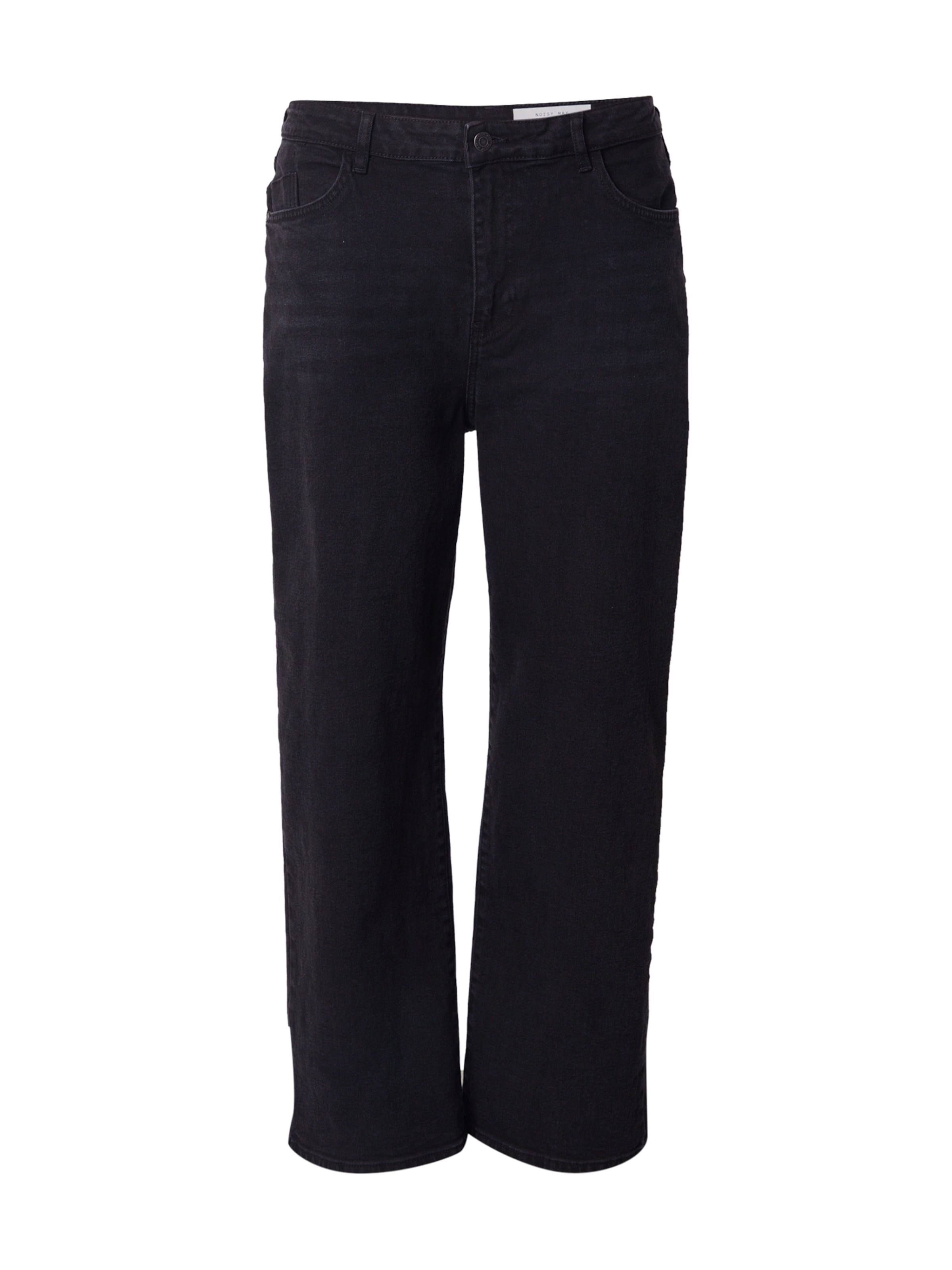 Noisy May Curve Regular Jeans 'NMYOLANDA' in Black: front