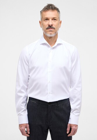 ETERNA Slim fit Zakelijk overhemd in Wit: voorkant