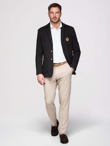 Coupe slim Veste de costume Ombre en noir