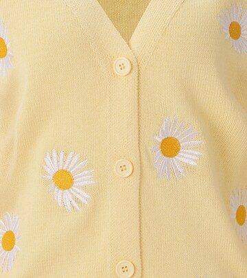 Aniston CASUAL Knit Cardigan in Yellow