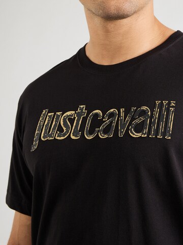 Just Cavalli Тениска в черно