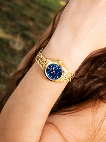 Montre à affichage analogique 'Lotus - Watch Freedom - Quartz watch movement - Watch case width: 26 mm' Lotus en bleu : devant