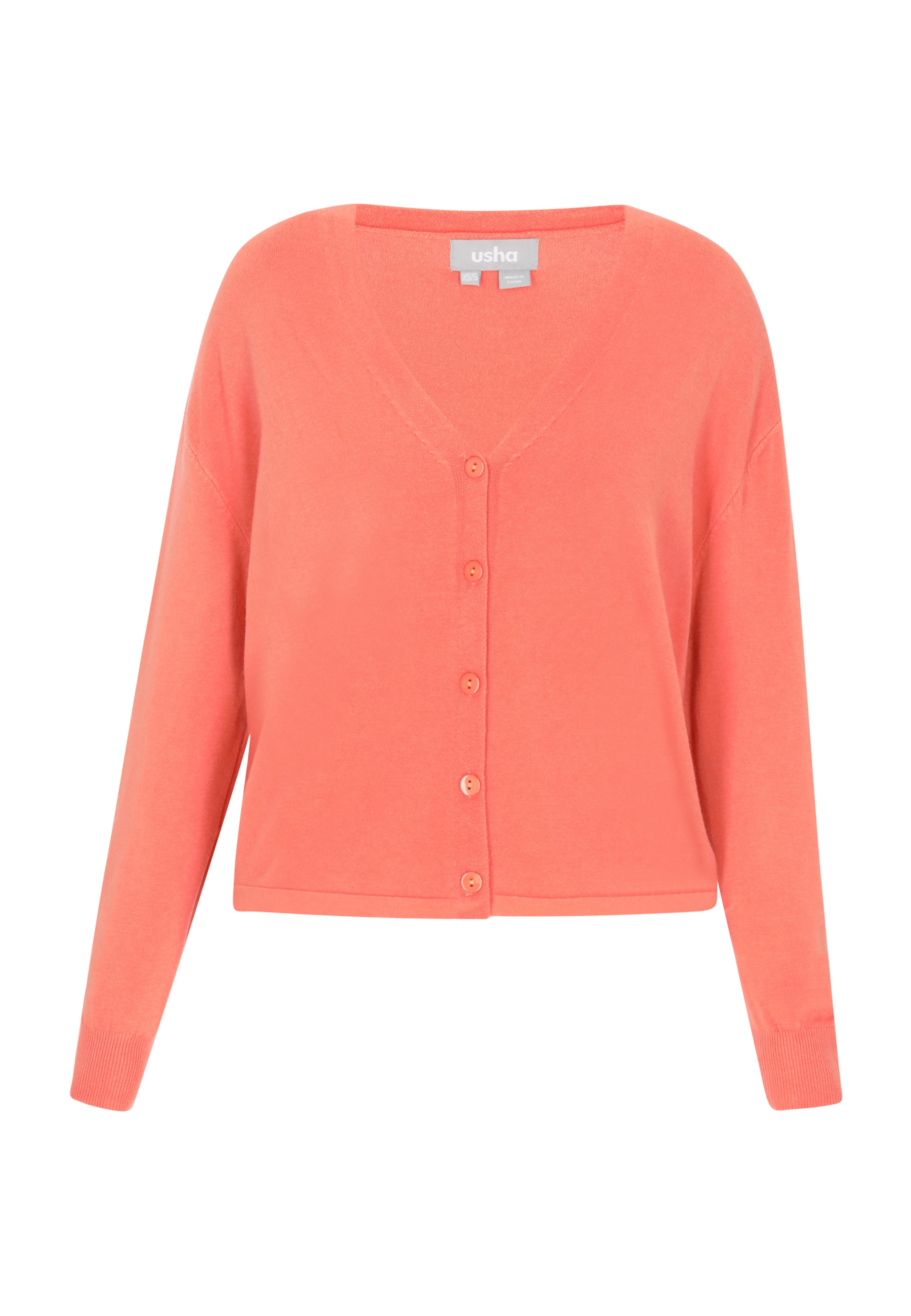 Usha Kampsun 'Classic Look', värv oranž: eest vaates