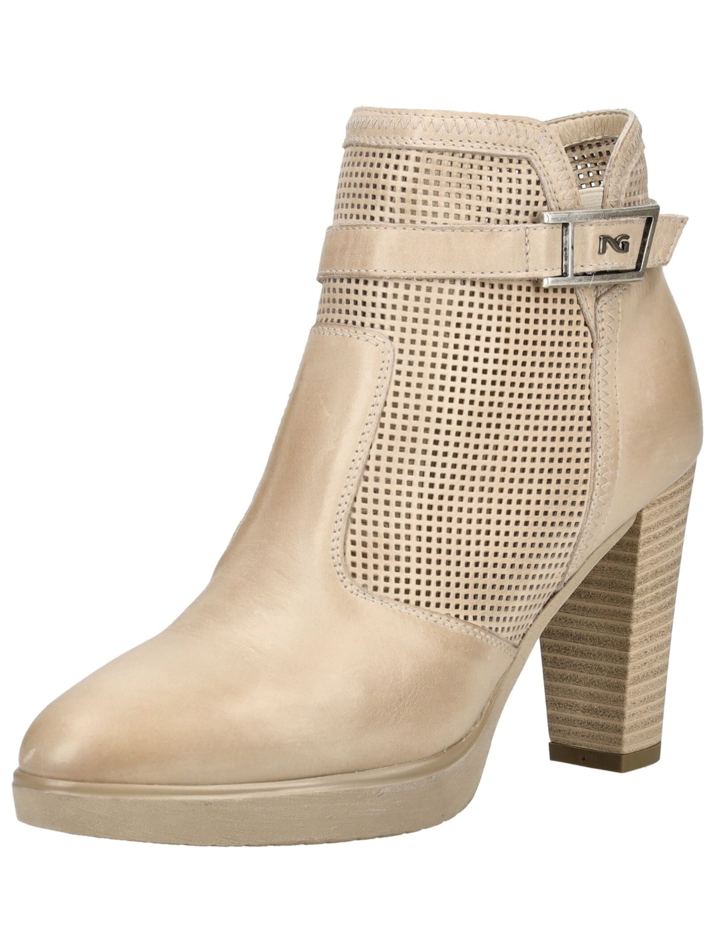 Bottines Nero Giardini en beige : devant