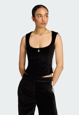 Top de la ADIDAS ORIGINALS pe negru: față
