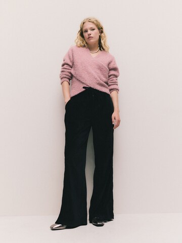 Next Широкий Штаны в Черный: спереди