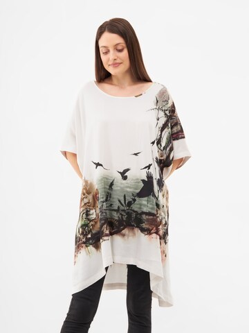 Bolongaro Trevor Oversized dress 'Bramble' in White: front