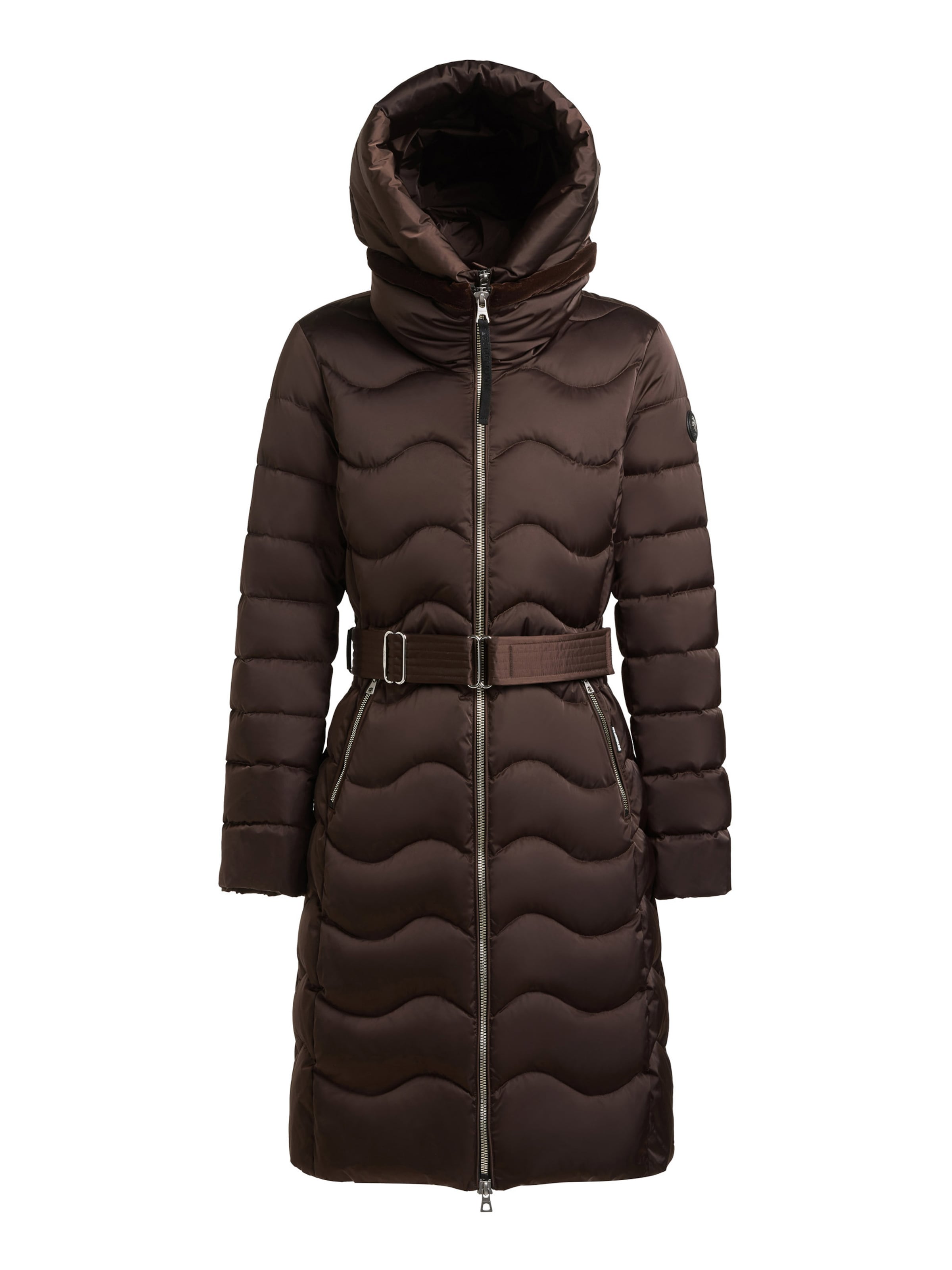 khujo Winter coat in Brown: front