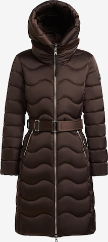 khujo Wintermantel in Bruin: voorkant