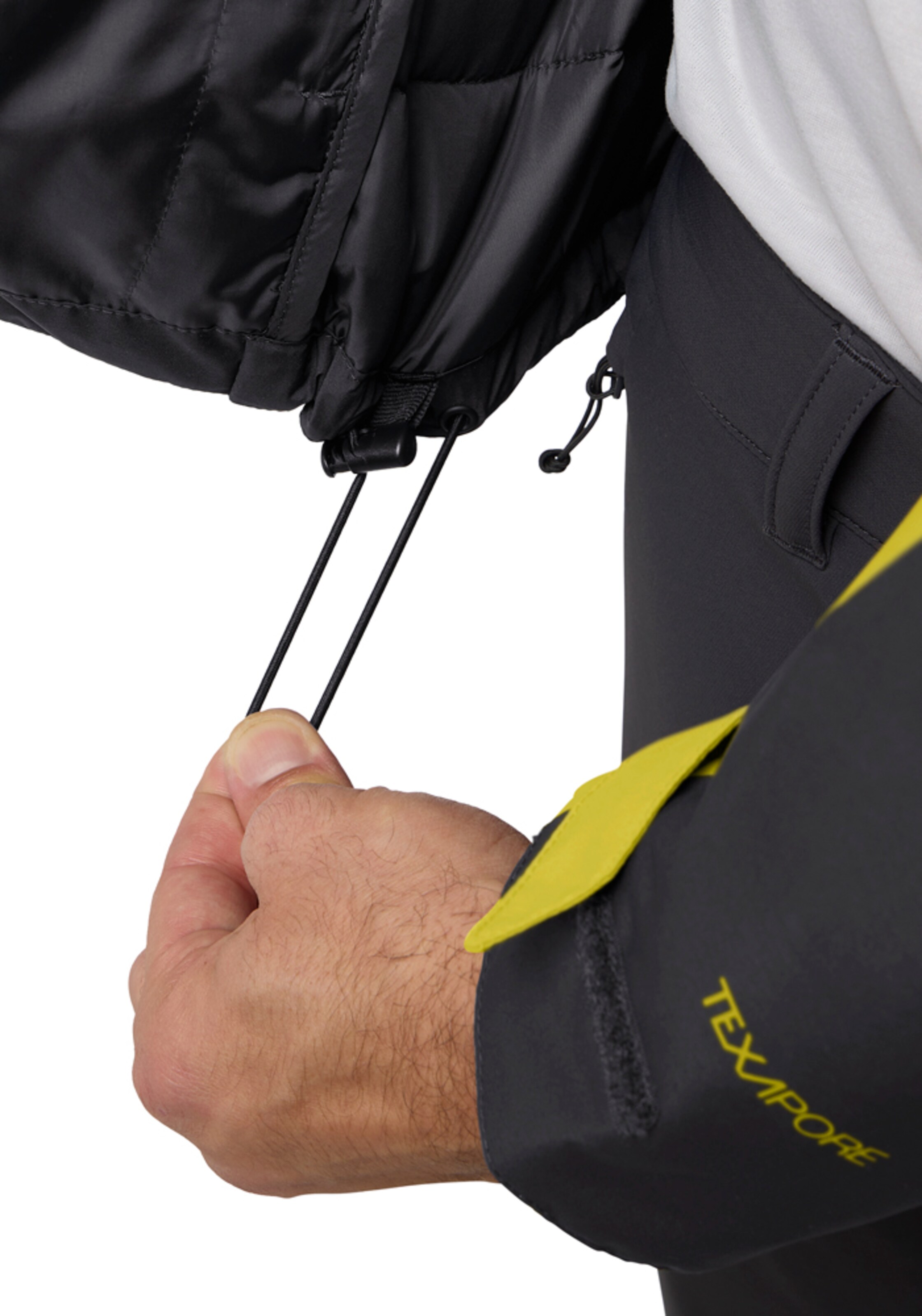 JACK WOLFSKIN Outdoor jacket 'Jasper' in Yellow