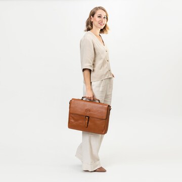 Farmhood Document Bag in Brown