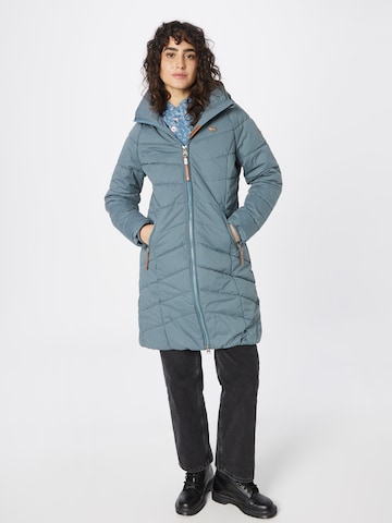 Manteau fonctionnel 'Dizzie' Ragwear en bleu : devant