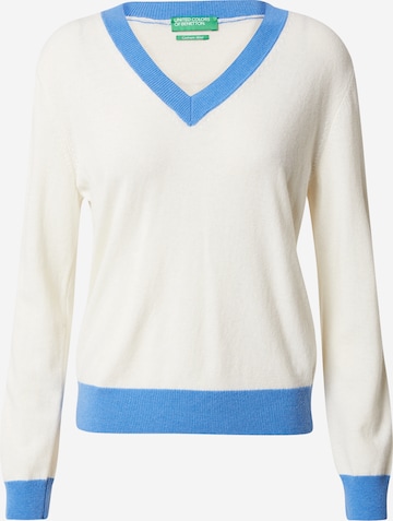 Pullover di UNITED COLORS OF BENETTON in bianco: frontale